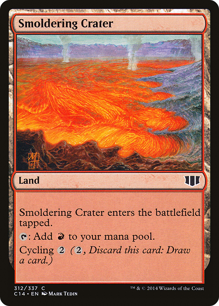 Smoldering Crater [Commander 2014] - The Mythic Store | 24h Order Processing