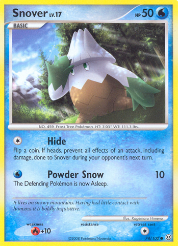 Snover (74/100) [Diamond & Pearl: Stormfront] - The Mythic Store | 24h Order Processing