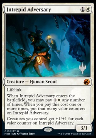 Intrepid Adversary (Promo Pack) [Innistrad: Midnight Hunt Promos] - The Mythic Store | 24h Order Processing