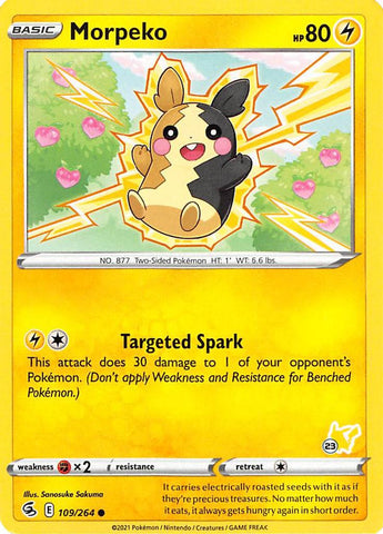 Morpeko (109/264) (Pikachu Stamp #23) [Battle Academy 2022] - The Mythic Store | 24h Order Processing