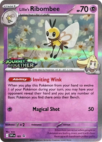 Lillie's Ribombee (183) [Scarlet & Violet: Black Star Promos] - The Mythic Store | 24h Order Processing