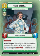 Leia Organa - Pilots, To Your Stations (25) (25) [Jump to Lightspeed: Weekly Play] - The Mythic Store | 24h Order Processing