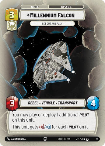 Millennium Falcon - Get Out And Push (19) (19) [Jump to Lightspeed: Weekly Play] - The Mythic Store | 24h Order Processing