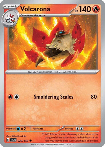 Volcarona (029/159) [Scarlet & Violet: Journey Together] - The Mythic Store | 24h Order Processing