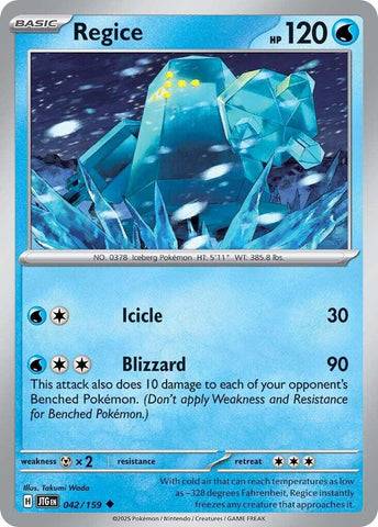 Regice (042/159) [Scarlet & Violet: Journey Together] - The Mythic Store | 24h Order Processing