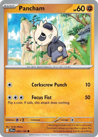 Pancham (083/159) [Scarlet & Violet: Journey Together] - The Mythic Store | 24h Order Processing