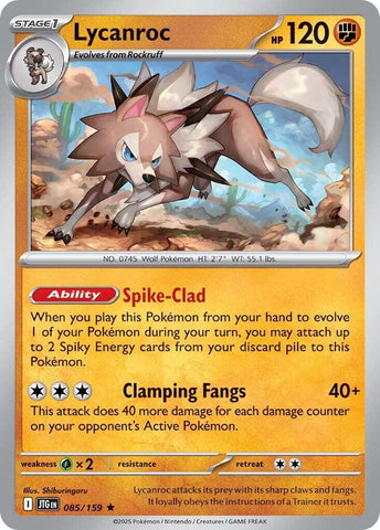 Lycanroc (085/159) [Scarlet & Violet: Journey Together] - The Mythic Store | 24h Order Processing