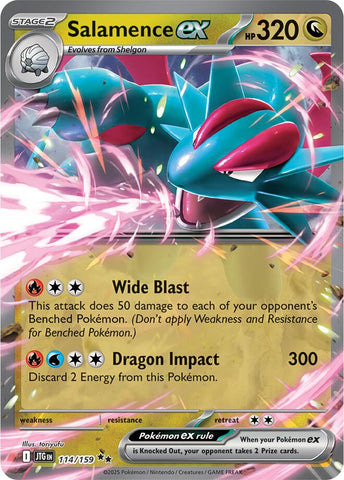 Salamence ex (114/159) [Scarlet & Violet: Journey Together] - The Mythic Store | 24h Order Processing
