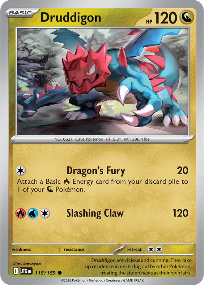 Druddigon (115/159) [Scarlet & Violet: Journey Together] - The Mythic Store | 24h Order Processing