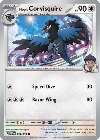 Hop's Corvisquire (134/159) [Scarlet & Violet: Journey Together] - The Mythic Store | 24h Order Processing