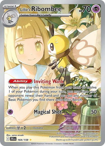 Lillie's Ribombee (164/159) [Scarlet & Violet: Journey Together] - The Mythic Store | 24h Order Processing