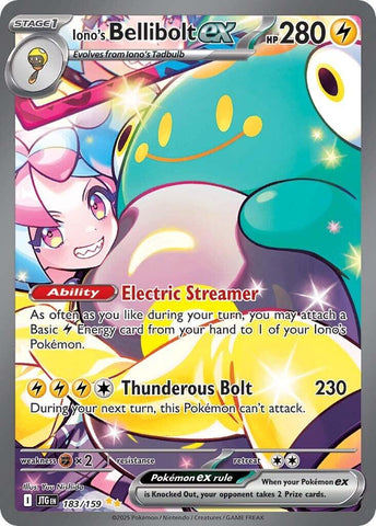 Iono's Bellibolt ex (183/159) [Scarlet & Violet: Journey Together] - The Mythic Store | 24h Order Processing