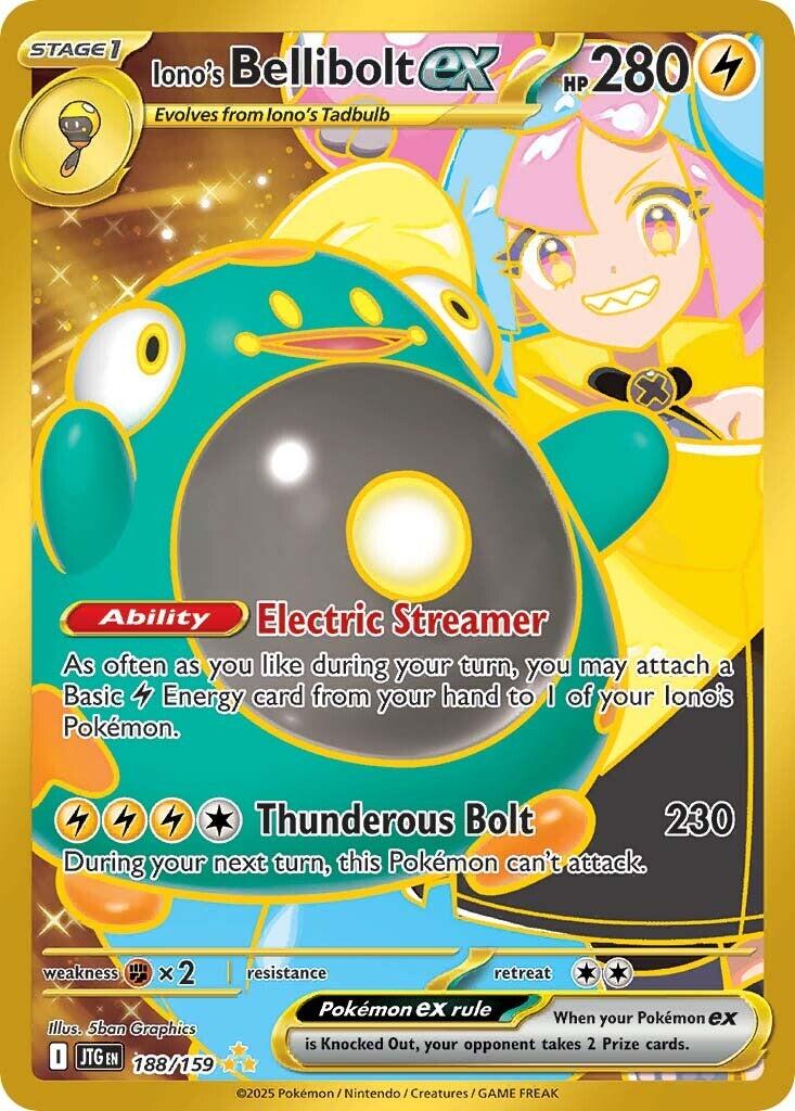 Iono's Bellibolt ex (188/159) [Scarlet & Violet: Journey Together] - The Mythic Store | 24h Order Processing