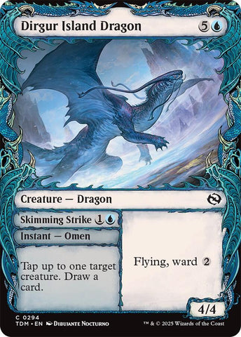 Dirgur Island Dragon (Showcase) [Tarkir: Dragonstorm] - The Mythic Store | 24h Order Processing