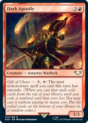 Dark Apostle (Surge Foil) [Warhammer 40,000] - The Mythic Store | 24h Order Processing