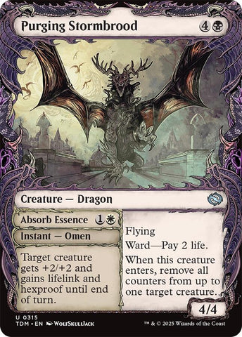 Purging Stormbrood (Showcase) [Tarkir: Dragonstorm] - The Mythic Store | 24h Order Processing