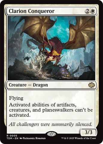 Clarion Conqueror [Tarkir: Dragonstorm] - The Mythic Store | 24h Order Processing