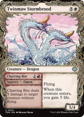 Twinmaw Stormbrood (Showcase) [Tarkir: Dragonstorm] - The Mythic Store | 24h Order Processing