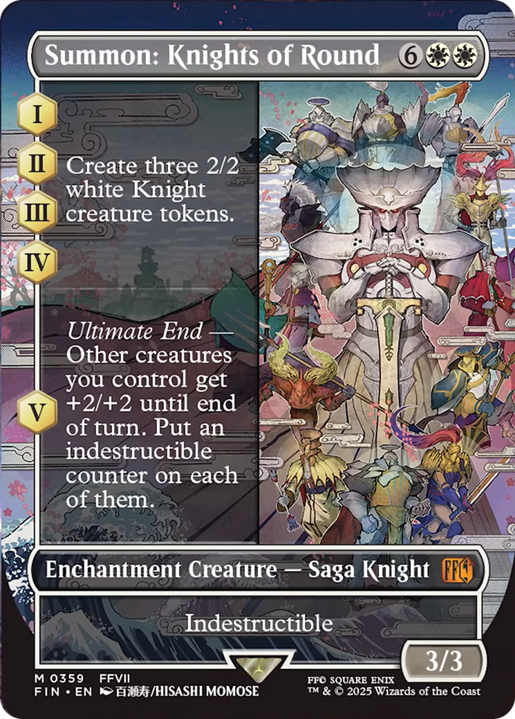 Summon: Knights of Round (Borderless) [FINAL FANTASY] - The Mythic Store | 24h Order Processing