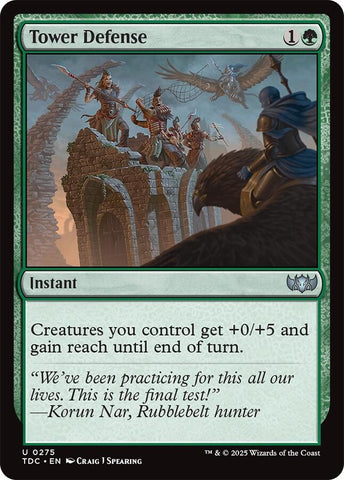 Tower Defense [Tarkir: Dragonstorm Commander] - The Mythic Store | 24h Order Processing