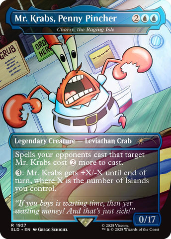Mr. Krabs, Penny Pincher - Charix, the Raging Isle (Rainbow Foil) [Secret Lair Drop Series] - The Mythic Store | 24h Order Processing