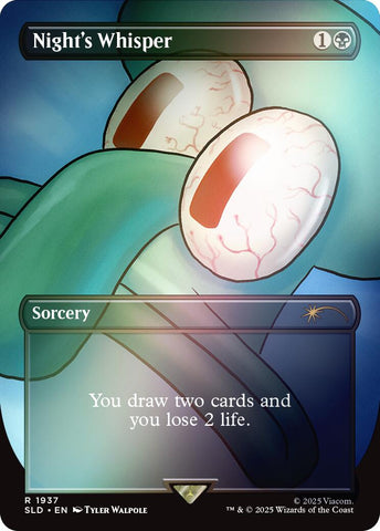 Night's Whisper (Rainbow Foil) [Secret Lair Drop Series] - The Mythic Store | 24h Order Processing