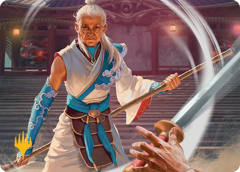 Humbling Elder Art Card (7/54) (Gold-Stamped Signature) [Tarkir: Dragonstorm Art Series] - The Mythic Store | 24h Order Processing