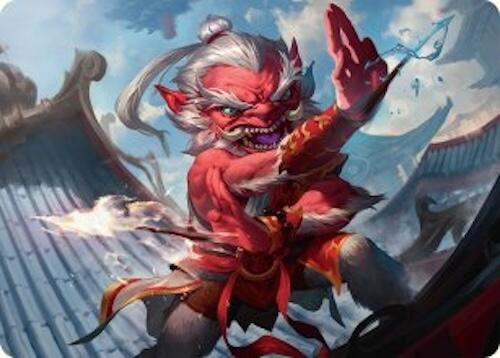 Devoted Duelist Art Card (15/54) [Tarkir: Dragonstorm Art Series] - The Mythic Store | 24h Order Processing