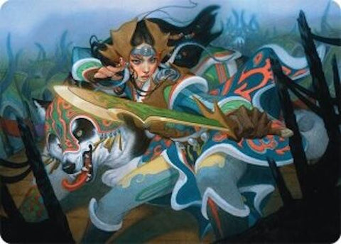 Eshki Dragonclaw Art Card (23/54) [Tarkir: Dragonstorm Art Series] - The Mythic Store | 24h Order Processing