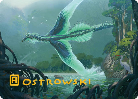 Teval, Arbiter of Virtue Art Card (26/54) (Gold-Stamped Signature) [Tarkir: Dragonstorm Art Series] - The Mythic Store | 24h Order Processing