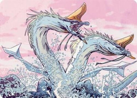 Twinmaw Stormbrood Art Card (39/54) [Tarkir: Dragonstorm Art Series] - The Mythic Store | 24h Order Processing