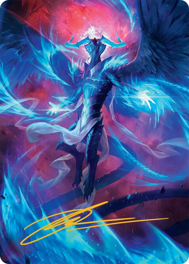Ugin, Eye of the Storms Art Card (48/54) (Gold-Stamped Signature) [Tarkir: Dragonstorm Art Series] - The Mythic Store | 24h Order Processing