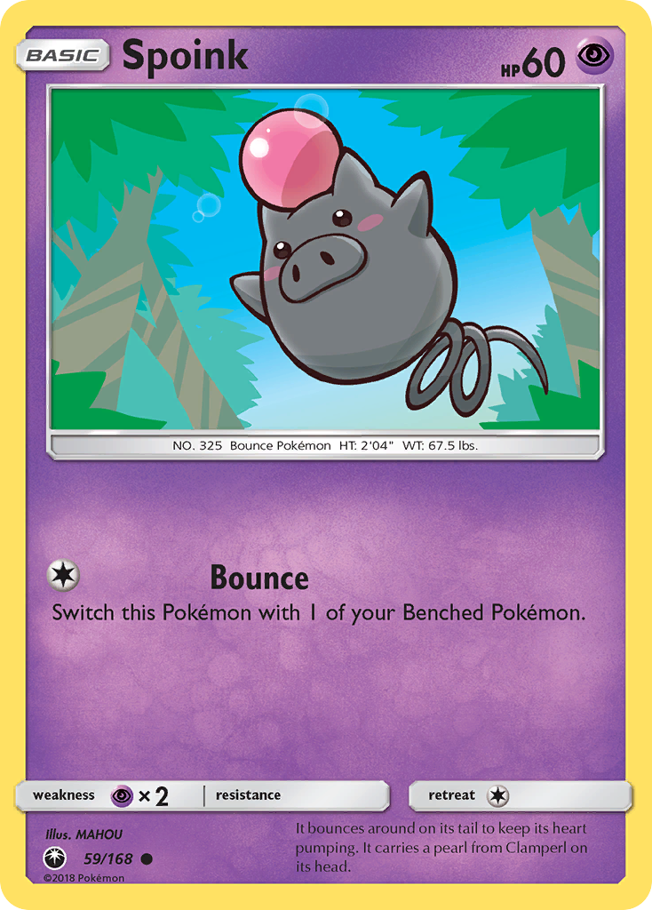 Spoink (59/168) [Sun & Moon: Celestial Storm] - The Mythic Store | 24h Order Processing