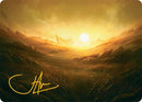Plains Art Card (31/54) (Gold-Stamped Signature) [Tarkir: Dragonstorm Art Series] - The Mythic Store | 24h Order Processing