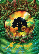 Forest Art Card (32/54) (Gold-Stamped Signature) [Tarkir: Dragonstorm Art Series] - The Mythic Store | 24h Order Processing