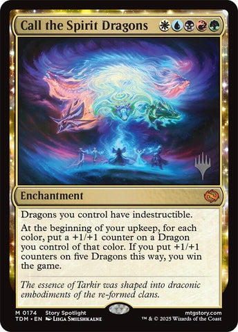 Call the Spirit Dragons [Tarkir: Dragonstorm Promos] - The Mythic Store | 24h Order Processing