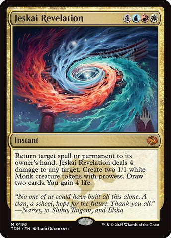 Jeskai Revelation [Tarkir: Dragonstorm Promos] - The Mythic Store | 24h Order Processing
