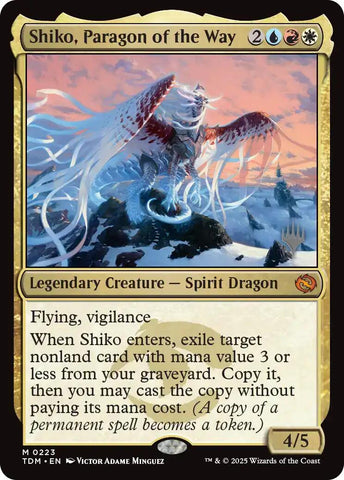 Shiko, Paragon of the Way [Tarkir: Dragonstorm Promos] - The Mythic Store | 24h Order Processing