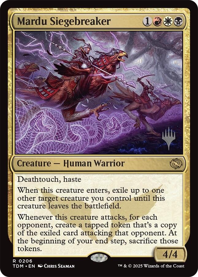 Mardu Siegebreaker [Tarkir: Dragonstorm Promos] - The Mythic Store | 24h Order Processing