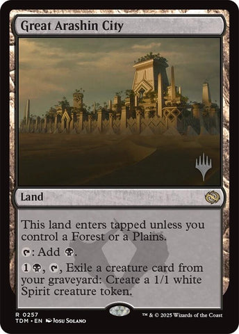Great Arashin City [Tarkir: Dragonstorm Promos] - The Mythic Store | 24h Order Processing
