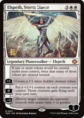Elspeth, Storm Slayer [Tarkir: Dragonstorm Prerelease Promos] - The Mythic Store | 24h Order Processing