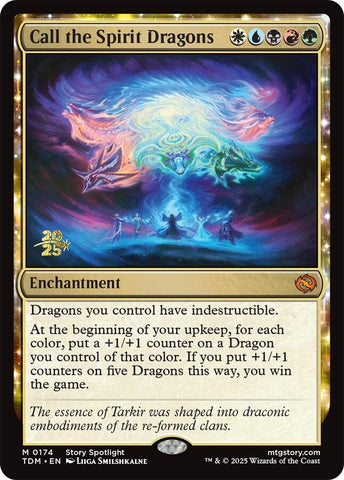 Call the Spirit Dragons [Tarkir: Dragonstorm Prerelease Promos] - The Mythic Store | 24h Order Processing