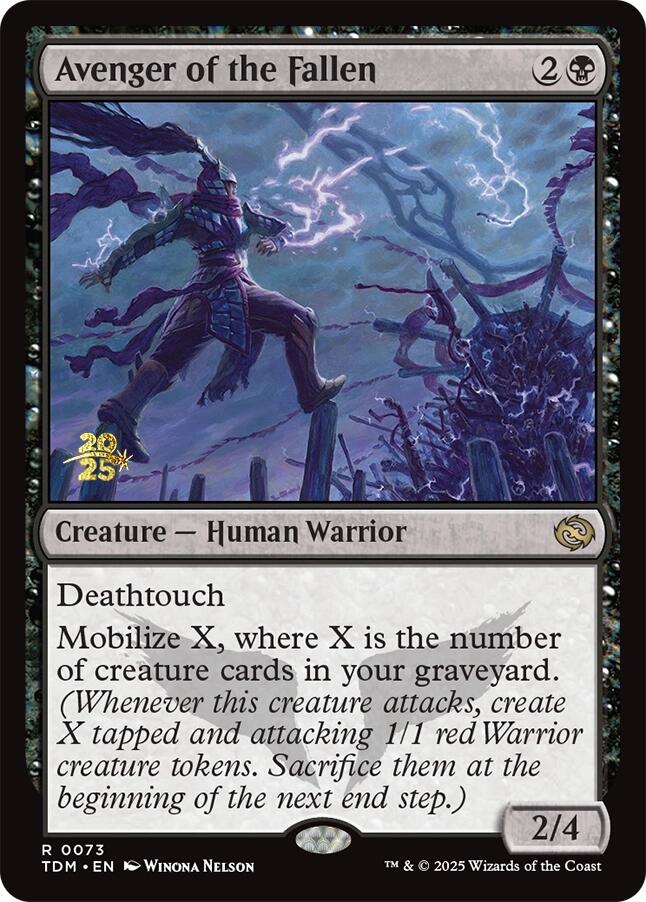 Avenger of the Fallen [Tarkir: Dragonstorm Prerelease Promos] - The Mythic Store | 24h Order Processing