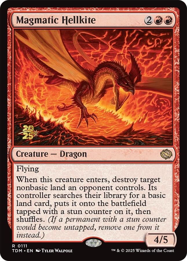 Magmatic Hellkite [Tarkir: Dragonstorm Prerelease Promos] - The Mythic Store | 24h Order Processing