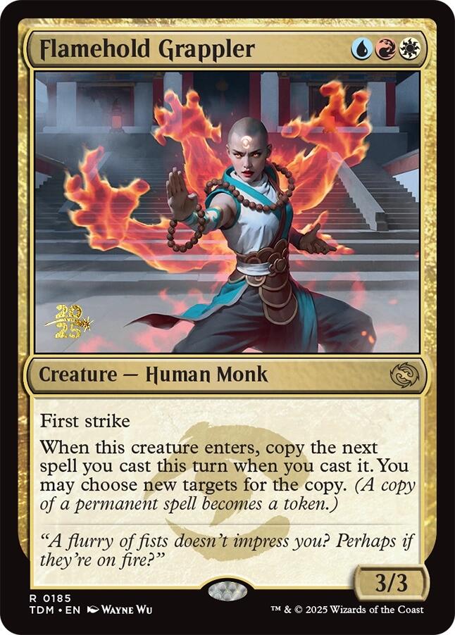 Flamehold Grappler [Tarkir: Dragonstorm Prerelease Promos] - The Mythic Store | 24h Order Processing