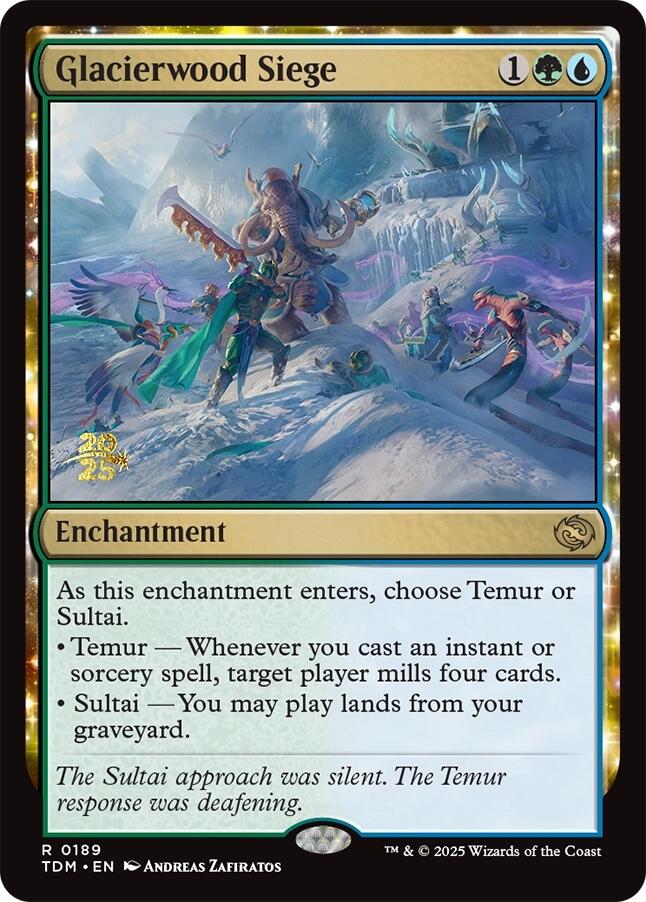 Glacierwood Siege [Tarkir: Dragonstorm Prerelease Promos] - The Mythic Store | 24h Order Processing