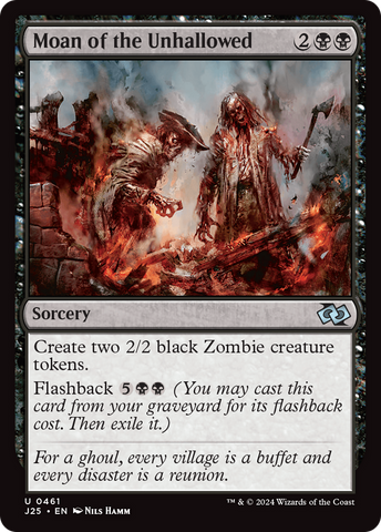Moan of the Unhallowed [Foundations Jumpstart] - The Mythic Store | 24h Order Processing
