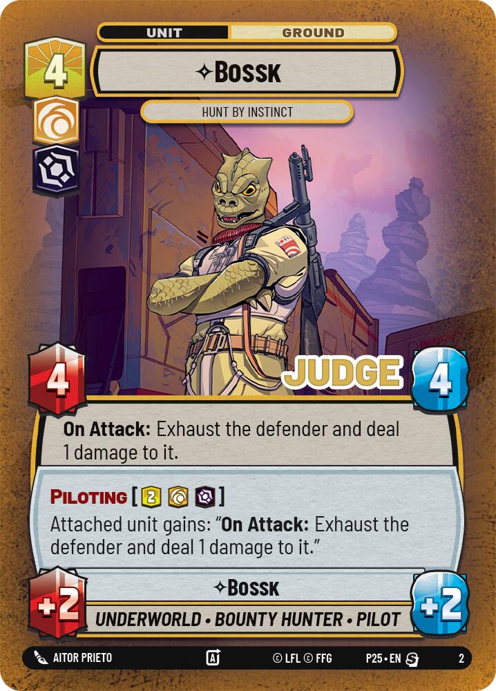Bossk - Hunt By Instinct (2) (2) [Judge Promos] - The Mythic Store | 24h Order Processing