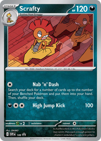 Scrafty (188) [Scarlet & Violet: Black Star Promos] - The Mythic Store | 24h Order Processing