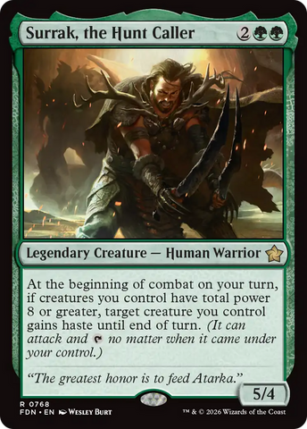 Surrak, the Hunt Caller (0768) [Foundations] - The Mythic Store | 24h Order Processing